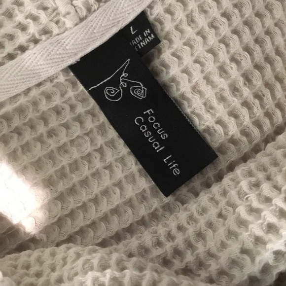 Waffle Cotton Knit Tunic by Focus Casual Life - Picture 6 of 8